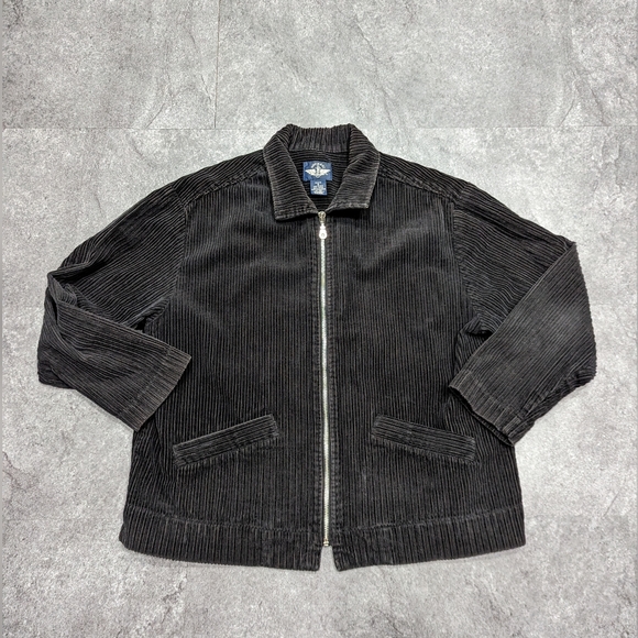 Vintage Dockers long sleeve corduroy 100% cotton Zip up Jacket slightly cropped - Picture 6 of 8